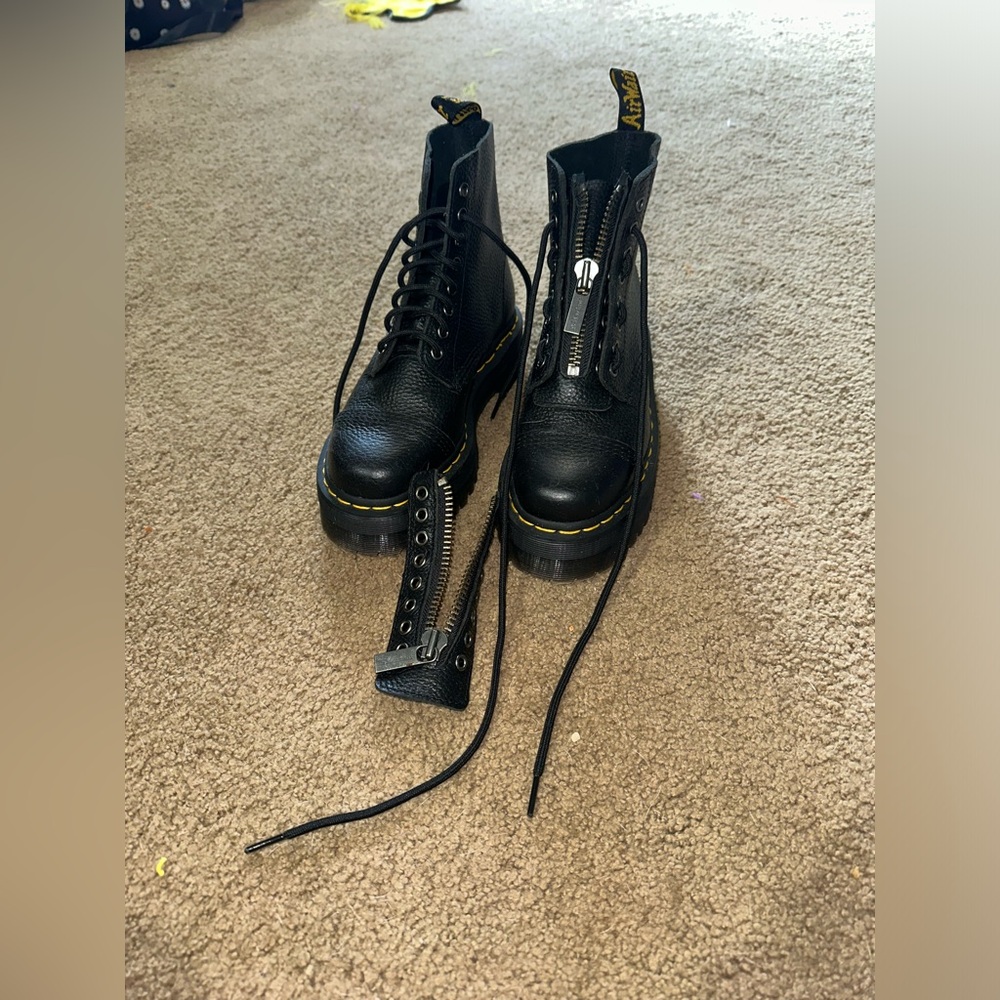 Dr. Martens Black Platform Boots (Lace up or Zipper)